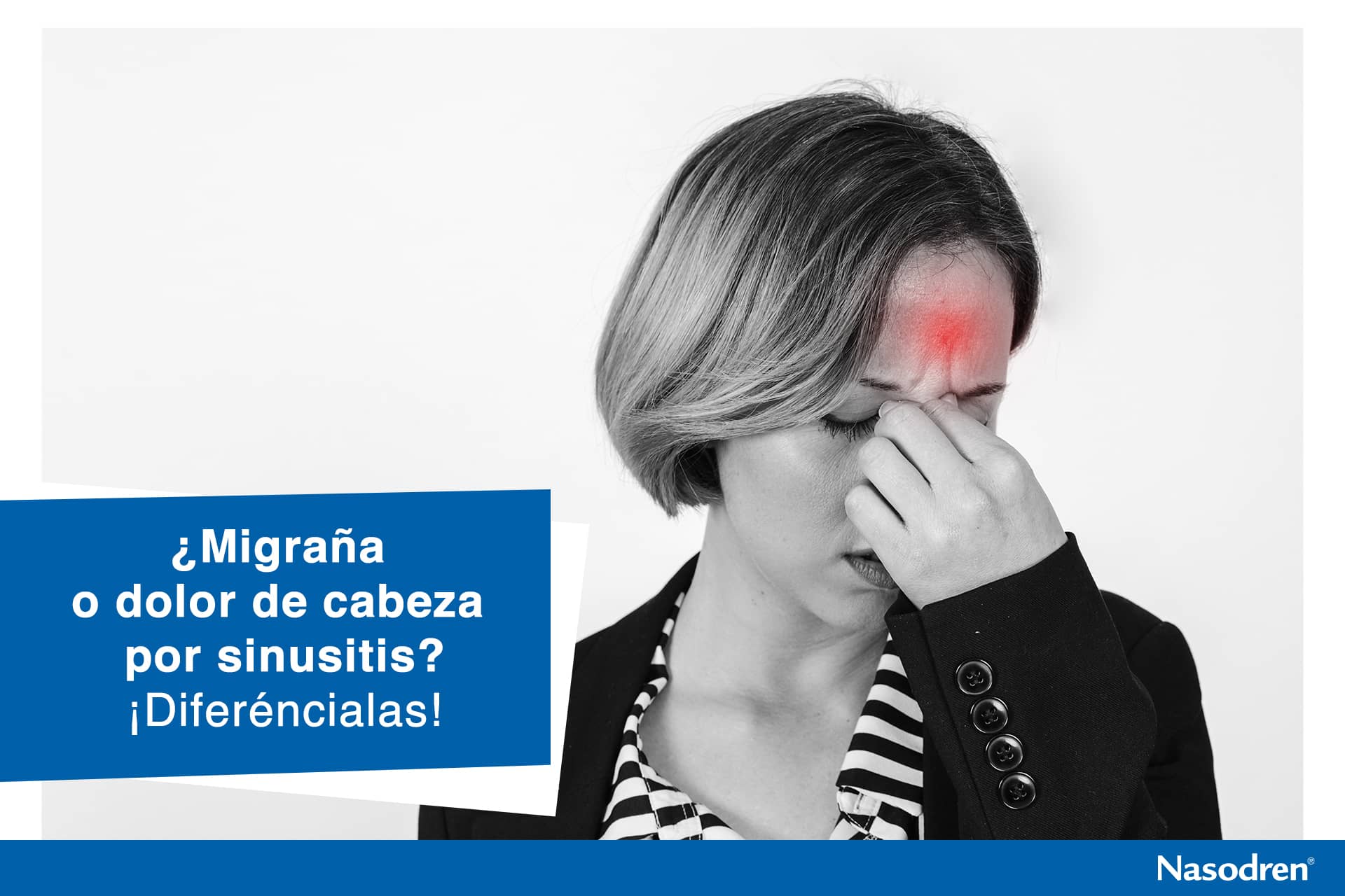 migraña o dolor de cabeza por sinusitis