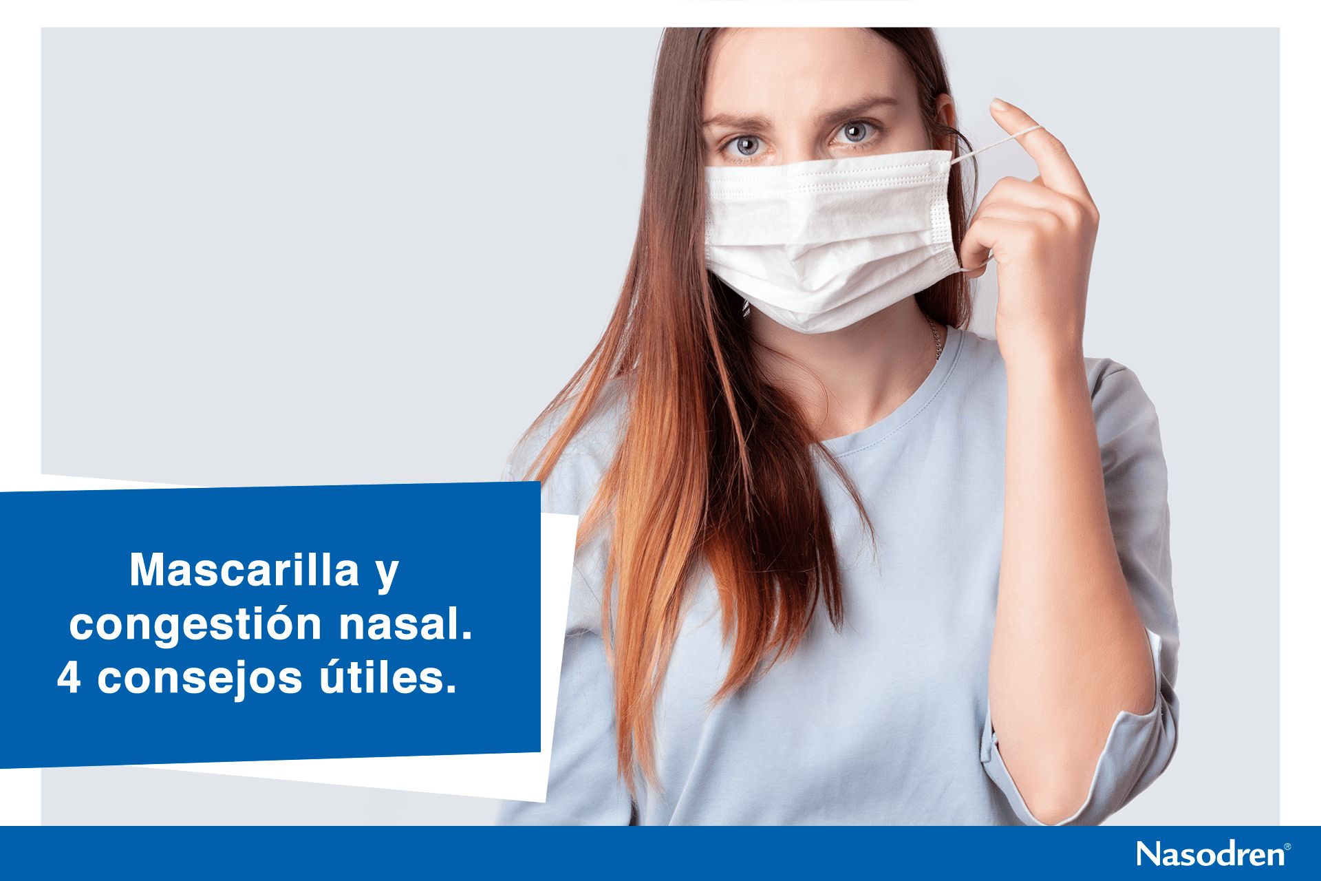 uso de mascarilla obligatoria en casos de congestión nasal