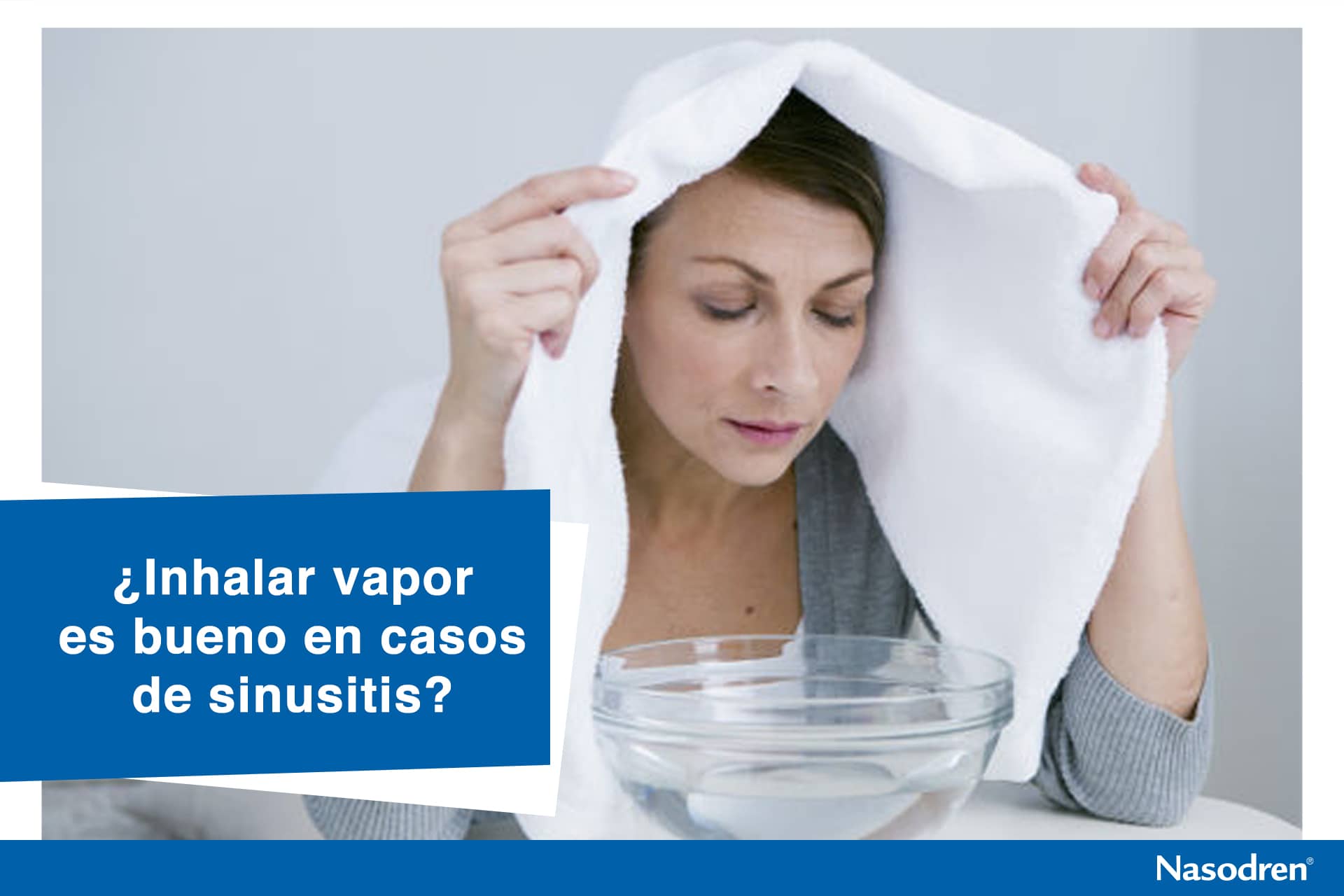 Inhalar vapor es bueno si sufro sinusitis?