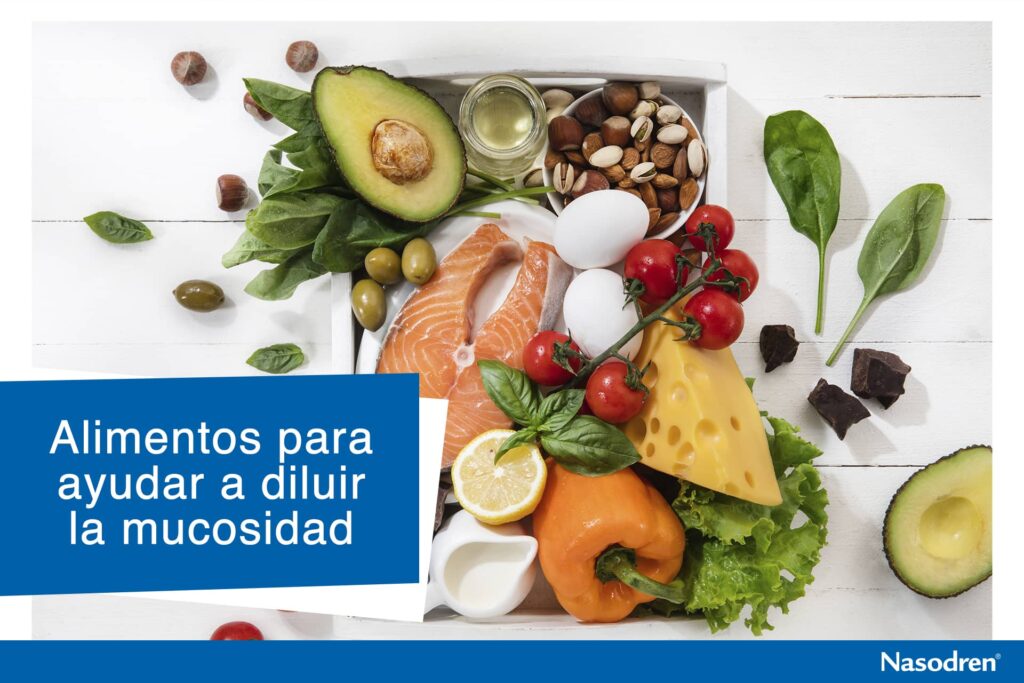 alimentos ayudar diluir mucosidad